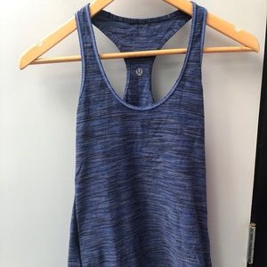 lululemon athletica Tops - Lululemon sz 6 racerback blue tank lululemon athletica Tops - Lululemon sz 6 racerback blue tank